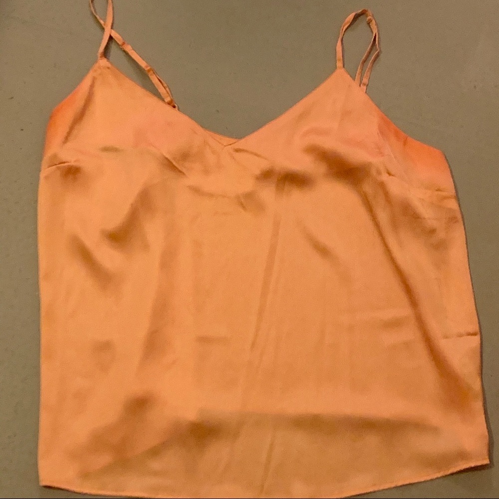 Silk Spaghetti Strap Tank